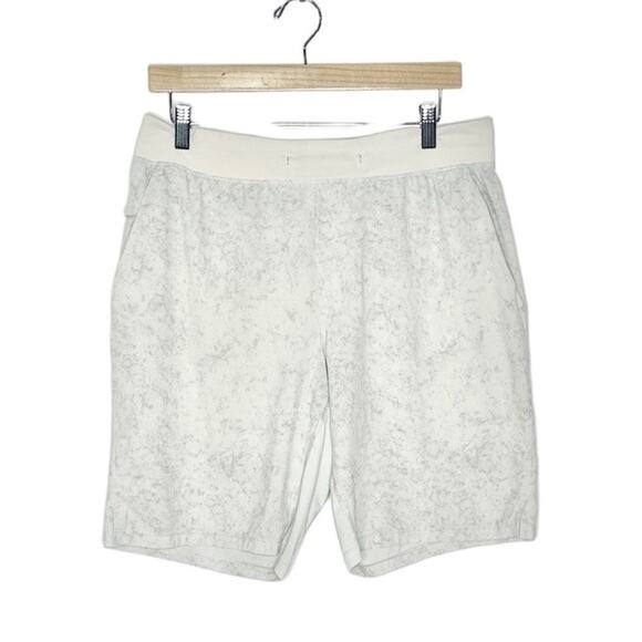 Lululemon T.H.E. Short 9" *Linerless Gravel Dust Alpine White Multi Large - Picture 5 of 9
